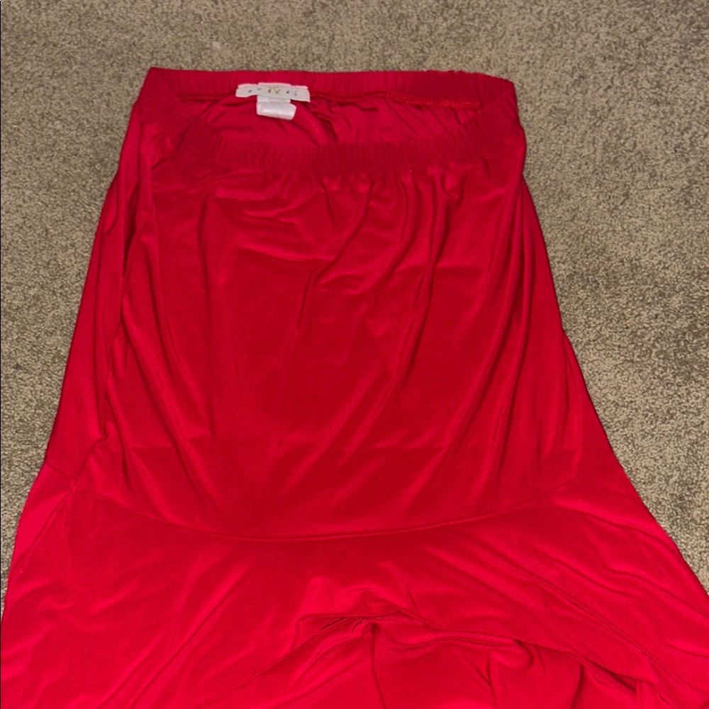 Elegant Red Skirt